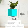 Aqua Bloom Square Planter