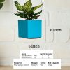 Aqua bloom square Planter