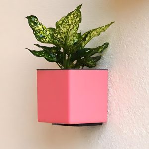 Aqua Bloom Square Planter