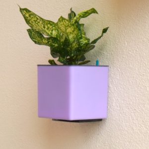 Aqua Bloom Square Planter