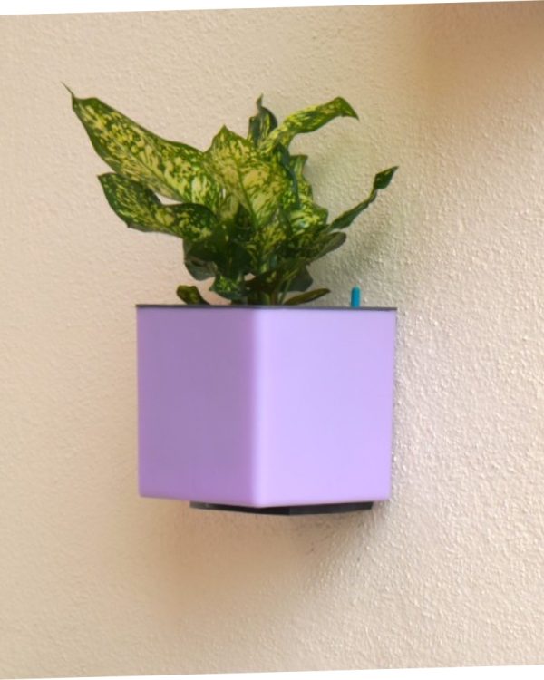 Aqua Bloom Square Planter