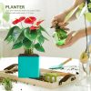 Aqua Bloom Square Planter